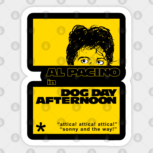 dog day afternoon al pacino pop art Sticker by Genetics art